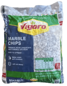 Vigoro Marble Chips from Home Depot